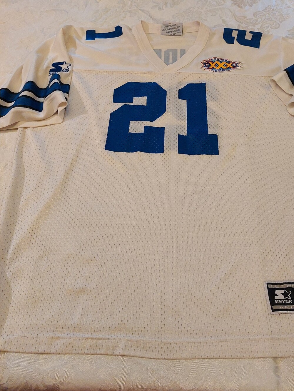 NFL Dallas Cowboys Deion Sanders #21 Starter Jersey.